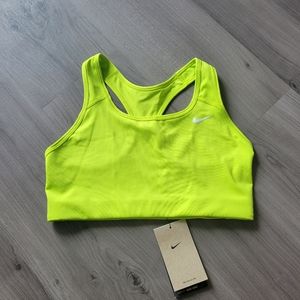 Nike Neon Green-Yellow Dri-Fit Sports Bra Racerback